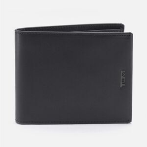 TUMI 299989 Nassau Double Billfold Wallet ID 4 Card Pockets RFID Lock Black